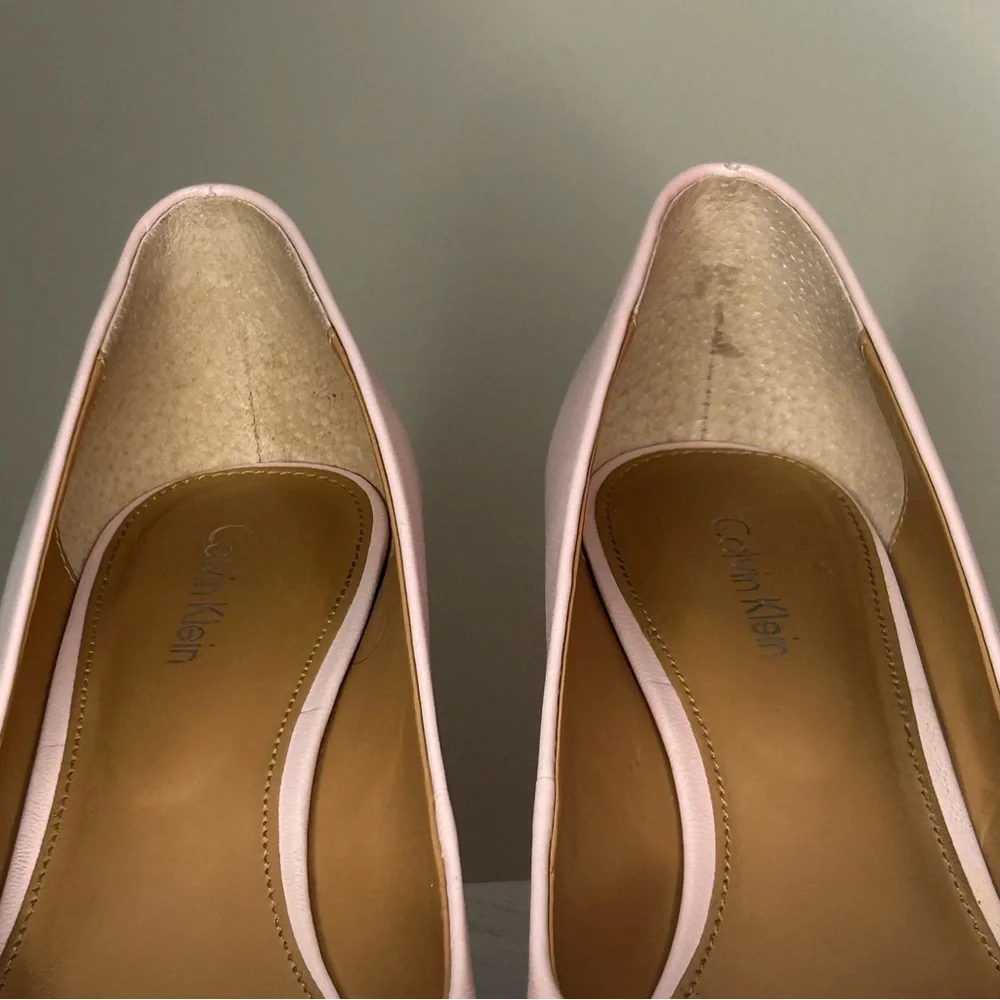 Calvin Klein Gayle Pump Heels Pale Powder Pink Womens - Picture 3 of 16